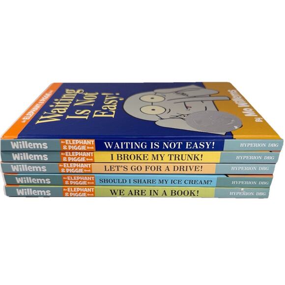 Elephant & Piggie 5 Book Lot Hard Cover Mo Willems Childrens Books Friendship - Picture 6 of 9
